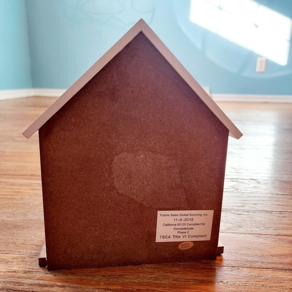 Bless This House Art Deco Wooden Desktop Blocks Calendar Inspirational Holiday - Picture 7 of 7